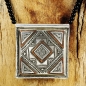 Preview: Tuaregschmuck - Amulett aus Silber mit Kupfer - Cri Cri